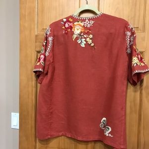 Johnny Was Linen blouse